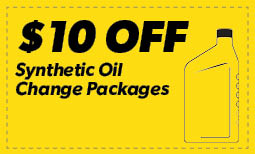 Synthetic Oil - $10 Off Coupon