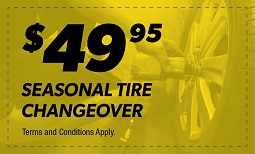 $49.95 Seasonal Tire Changeover Coupon