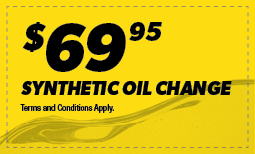 $69.95 Synthetic Oil Change Coupon